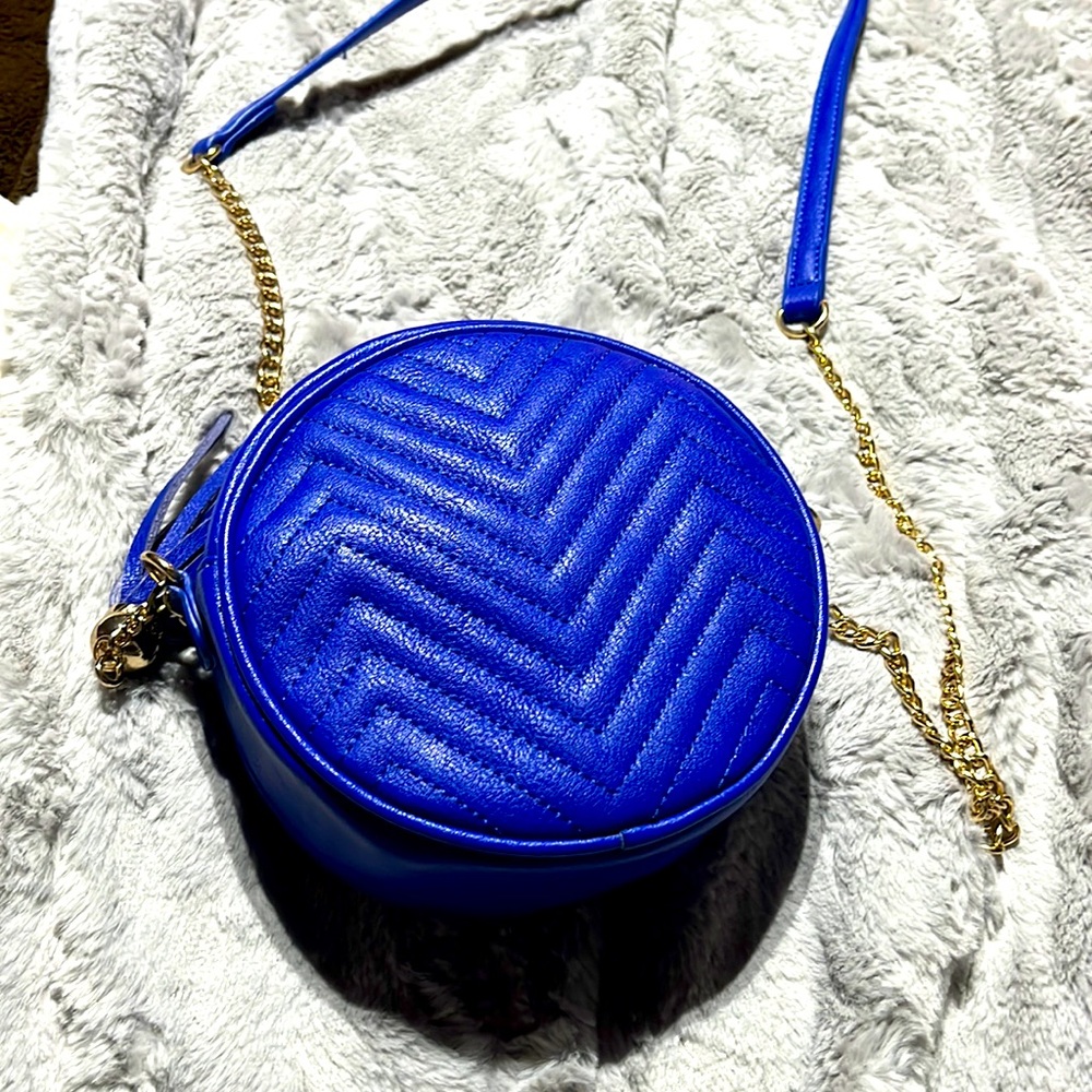 Blue mini bag